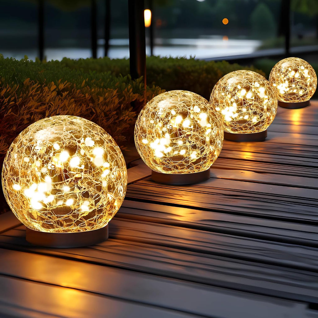 Solar Globe Lights for Outdoor Decor
